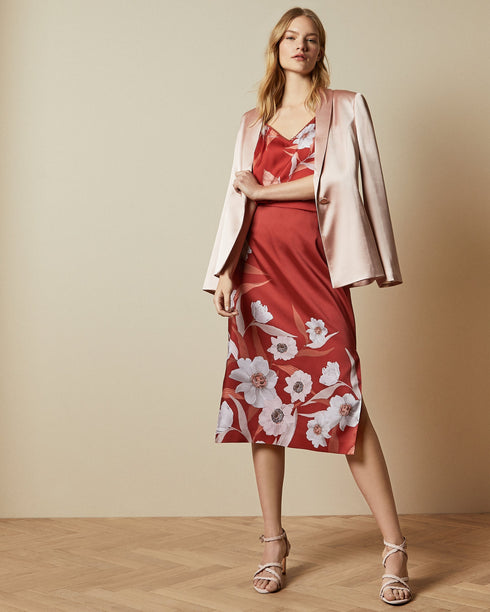 <P>Suede Scallop Strap Sandal</P>